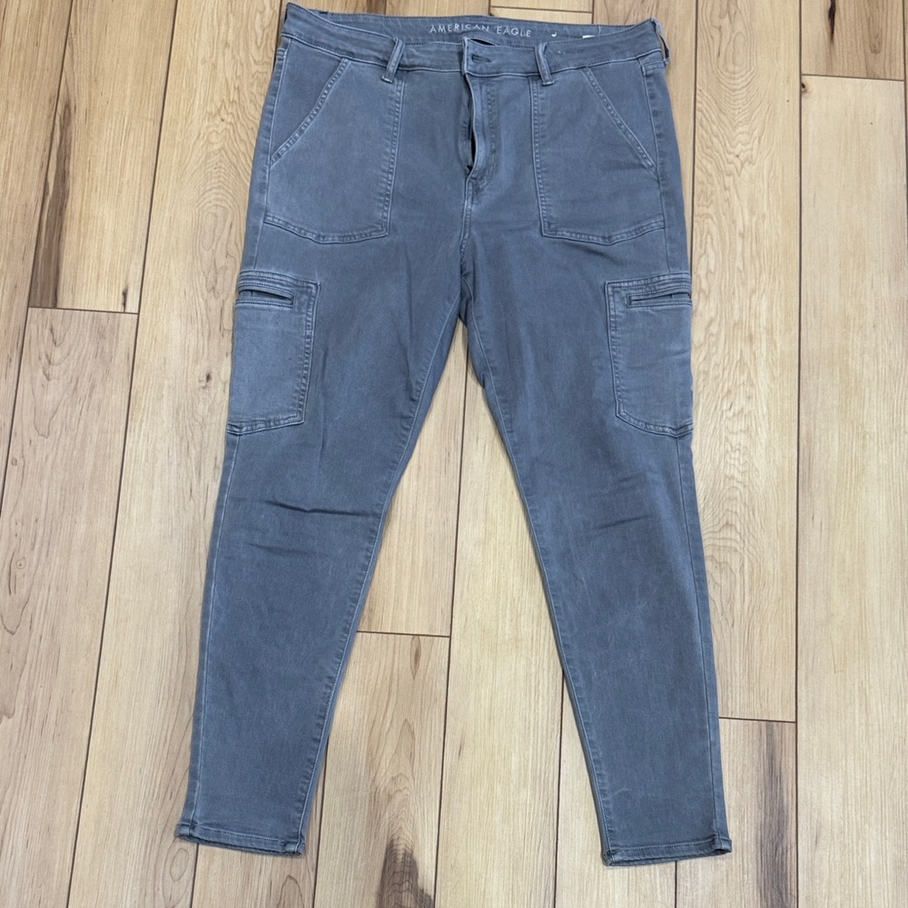 American Eagle Outfitters Womans Slate Cargo Pants